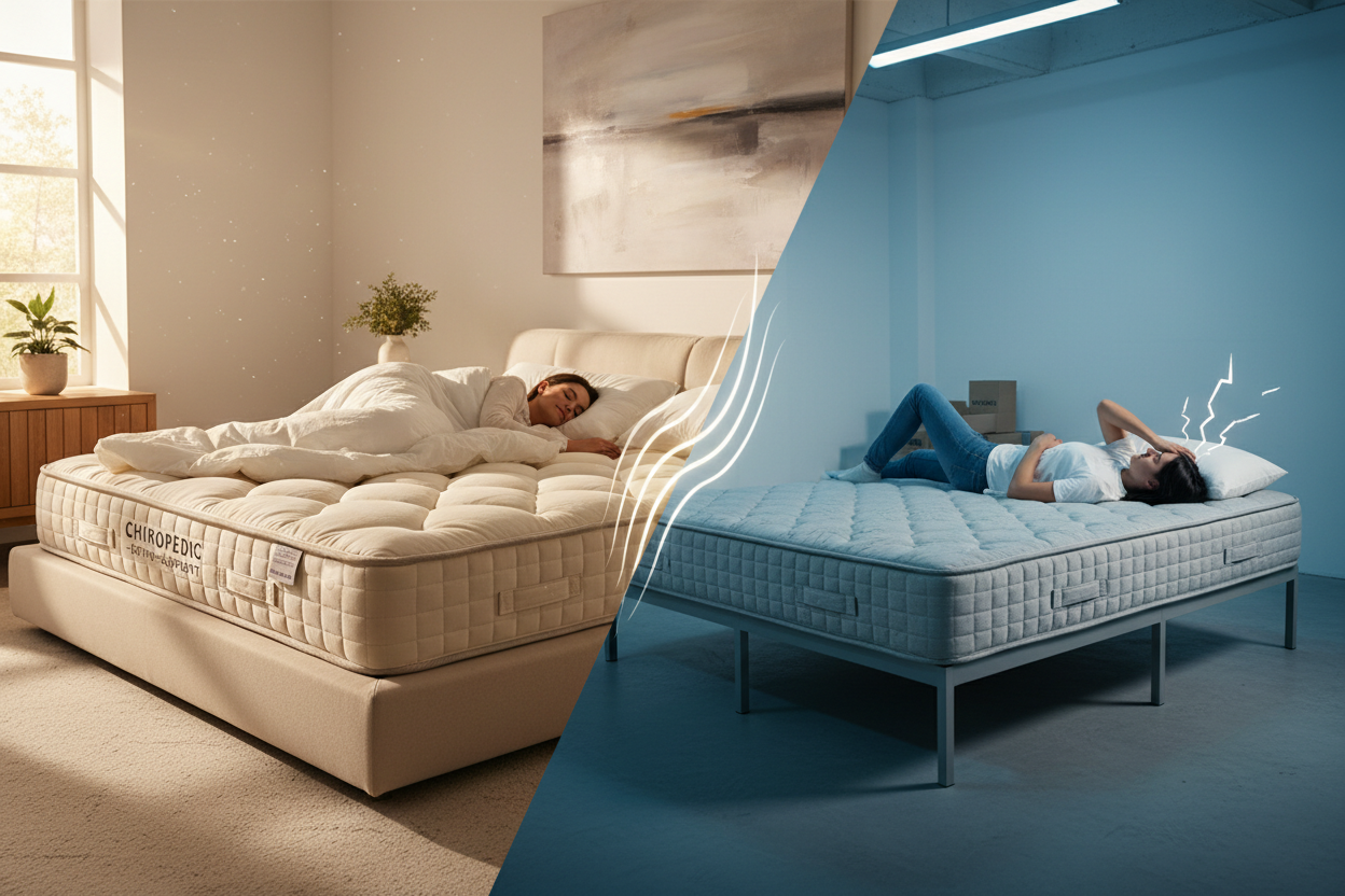 Chiropedic vs Mass-Produced Mattresses: The Difference Between Comfort and Care